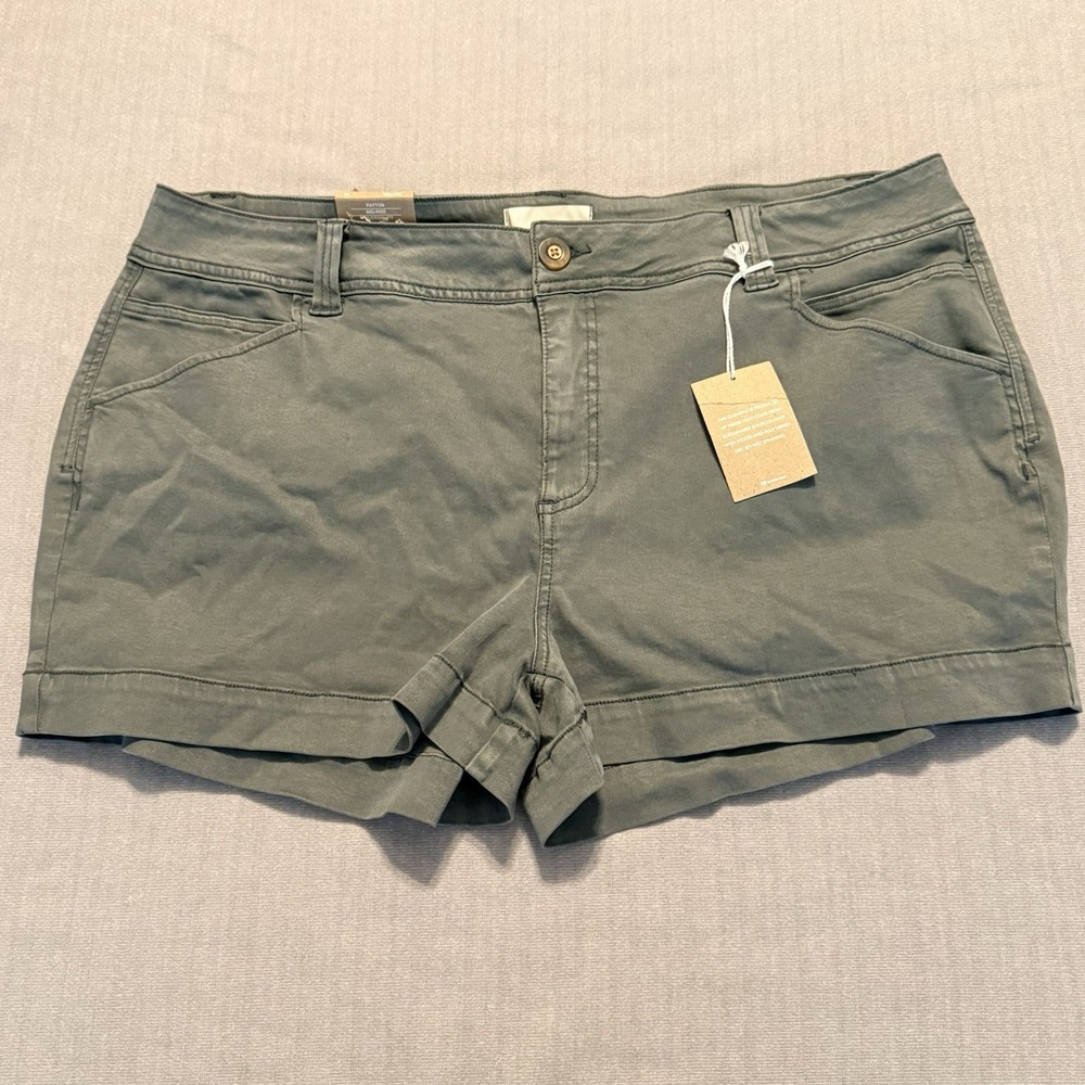 BKE Payton Womens Shorts Size 34 Gunmetal Gray Stretch Modal NWT